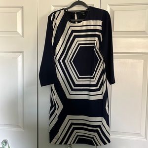 New, no tags, Ann Taylor geometric dress size large